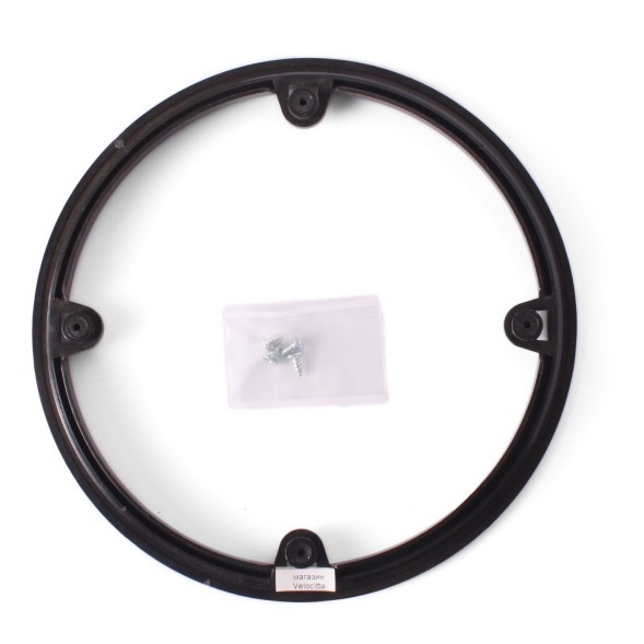 Защита системы для велосипеда 28/38/48T, на 48 зубов, 4 отв., пластик, черный