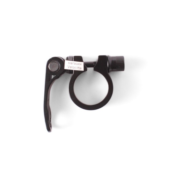 Зажим подседельного штыря Kenli KL-M07, D-31.8 мм, с эксцентриком, черный