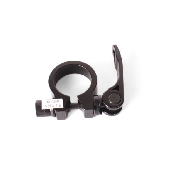 Зажим подседельного штыря Kenli KL-M07, D-31.8 мм, с эксцентриком, черный