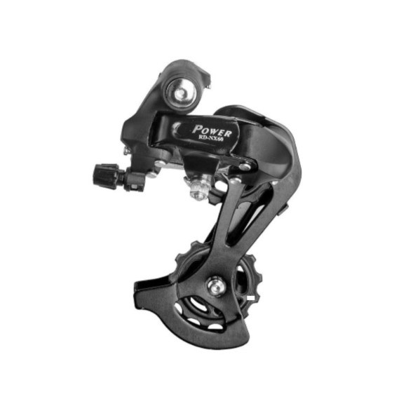 Суппорт-переключатель Power RD60, задний, 7-8 скоростей, SGS, крепление на &amp;quot;петух&amp;quot;, емкость 35T, стальной, торг. уп.