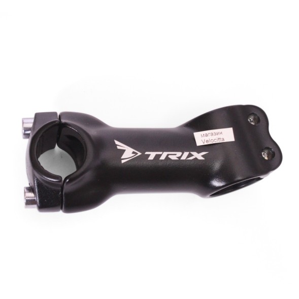 Вынос руля JB-8706, MTB, для безрезьбовой вилки 1-1/8&amp;quot;, алюминиевый, кованый, под руль 25.4 мм, двухболтовый, L-90 мм, угол +7°, б/уп.