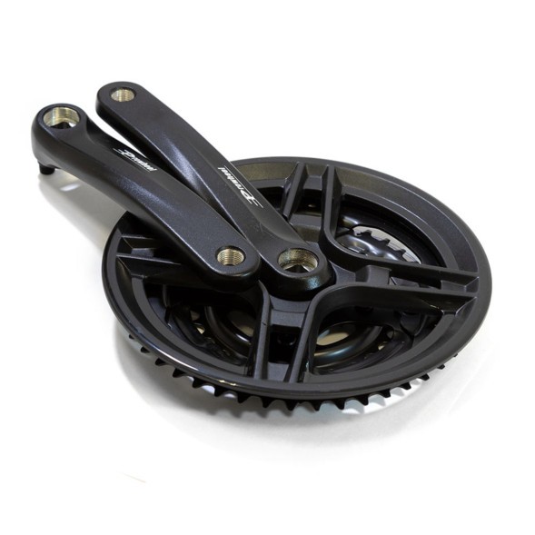 Шатуны-система Prowheel TY-CM03-10861, 3 скорости, звезды: 28/38/48T, 1/2&amp;quot;х3/32&amp;quot;, сталь с защитой, шатуны 170 мм, алюминий, резьба 9/16&amp;quot;, под квадрат, торг. уп.