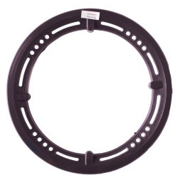 Защита велосистемы 24/34/42T, передней звезды, на 42 зуба, крепление 4 болта, пластик, черный