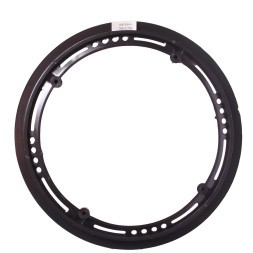 Защита велосистемы 24/34/42T, передней звезды, на 42 зуба, крепление 4 болта, пластик, черный