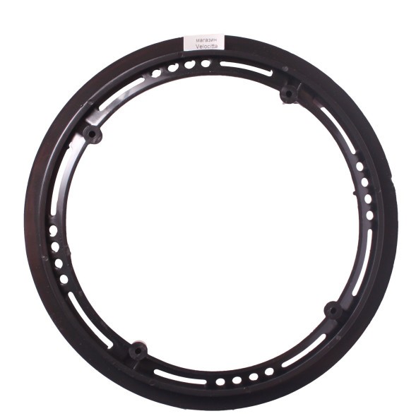 Защита велосистемы 24/34/42T, передней звезды, на 42 зуба, крепление 4 болта, пластик, черный