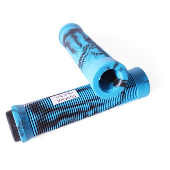 Грипсы для самоката Slamm Scooters Pro Swirl Bar, 135 мм, синий