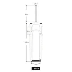 Вилка 29", Suntour SF20-XCM-HLO, амортизационная, алюм., ход 100 мм, шток 1-1/8", 190 мм, Disc Brake, с функцией гидравл. блокировки HLO (Lock out), Black