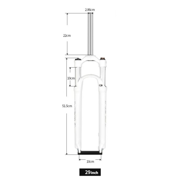 Вилка 29&amp;quot;, Suntour SF20-XCM-HLO, амортизационная, алюм., ход 100 мм, шток 1-1/8&amp;quot;, 190 мм, Disc Brake, с функцией гидравл. блокировки HLO (Lock out), Black