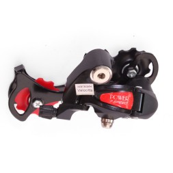 Переключатель задний Power R2-A, 21-24 ск., длинное перо, ёмкость 34Т, крепление "на петух", б/уп.