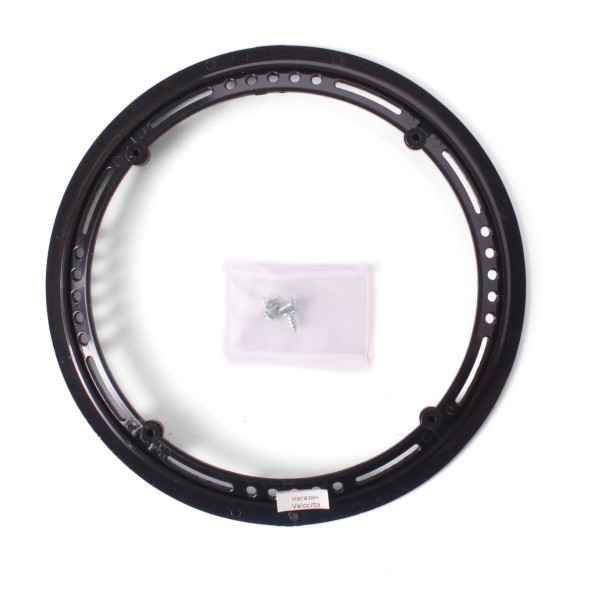 Защита передней звезды 28/38/48T, 48 зубов, 4 крепления, пластик, черный