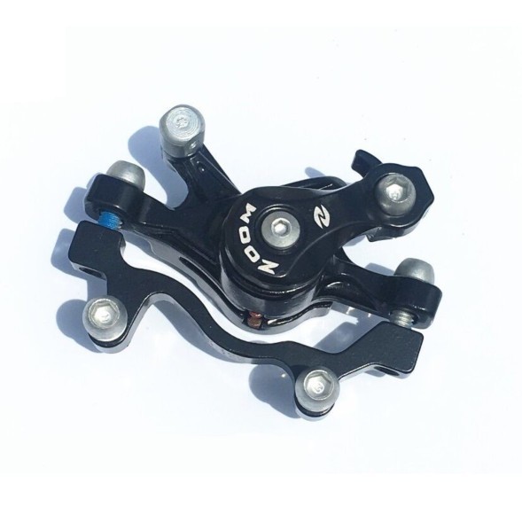 Тормоз дисковый механический Zoom DB-280, F-180/R-160, (суппорт/адаптер/колодки)