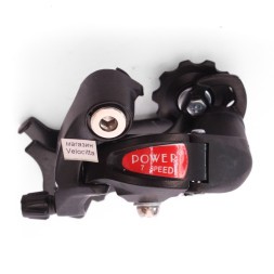 Переключатель задний Power R3-A, короткое перо, 21 ск., крепл. под болт, емкость 28 зуб., Black