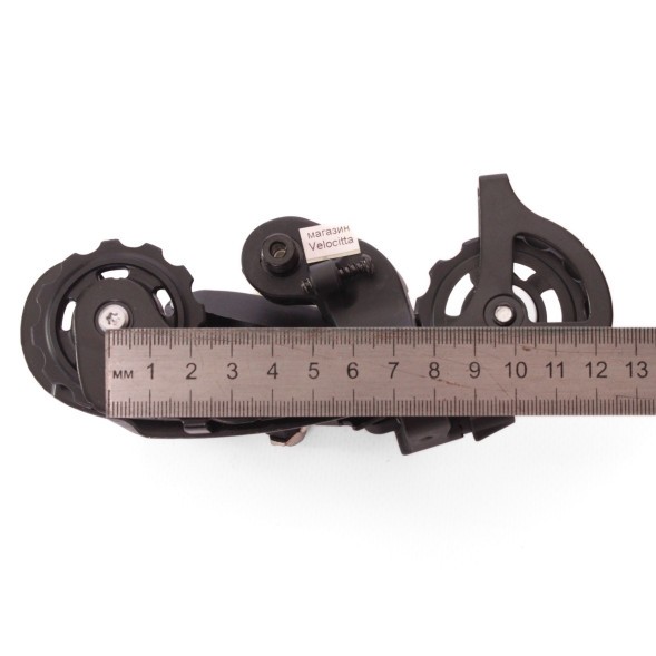 Задний переключатель Skillful RD-SF-M230-7-BK, 7 ск., крепление на &amp;quot;петух&amp;quot;, 45T, совместим с Shimano, торг. уп.