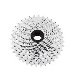 Кассета велосипедная MicroShift CS-H100 (2671), 10 скоростей, диапозон зубьев 11-32, сталь, никелированная, торг. уп.