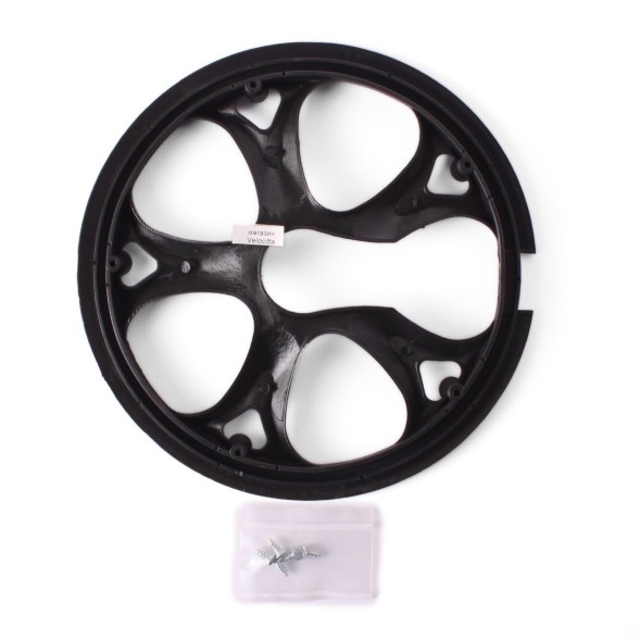 Защита велосипедной системы 28/38/48T, 5 болтов, пластик, черный