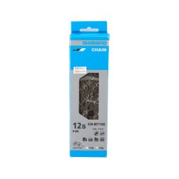 Цепь велосипедная Shimano SLX/105 M7100, MTB, 12 скоростная, 126 звеньев, замок цепи