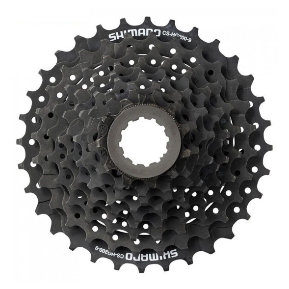 Кассета велосипедная Shimano CS-HG200-9 Altus, 11-34T, 9 speed, серебр., торг. уп.