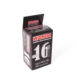 Камера велосипедная Wanda 16"x1.95-2.125, ниппель AV -33 мм