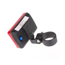 Фонарь велосипедный Jing Yi JY-381, задний, 5 LED, 5 функций, инд. упаковка