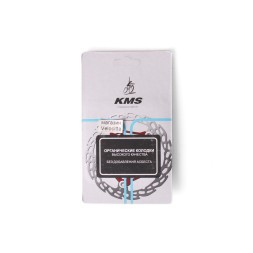 Тормозные колодки для велосипеда KMS №13, дисковые полимерные, с пружинной скобкой, блистер