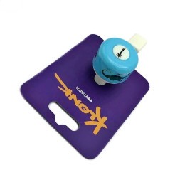 Звонок велосипедный Klonk 10424, &amp;quot;Дракончики&amp;quot;, алюминий/пластик, голубой, блистер