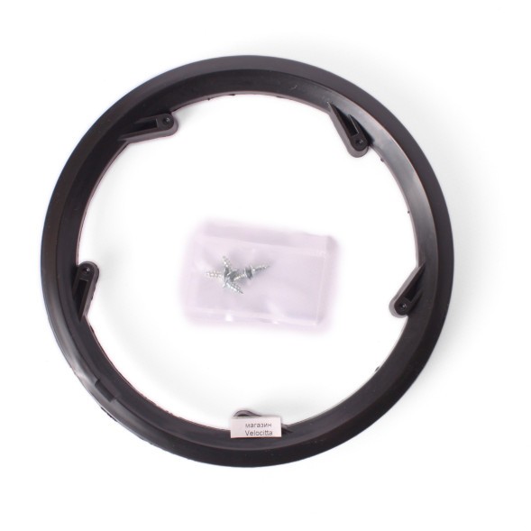 Защита велосистемы 24/34/42T, на 42 зуба, крепление 5 отв., пластик, черный