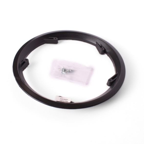 Защита велосистемы 24/34/42T, на 42 зуба, крепление 5 отв., пластик, черный