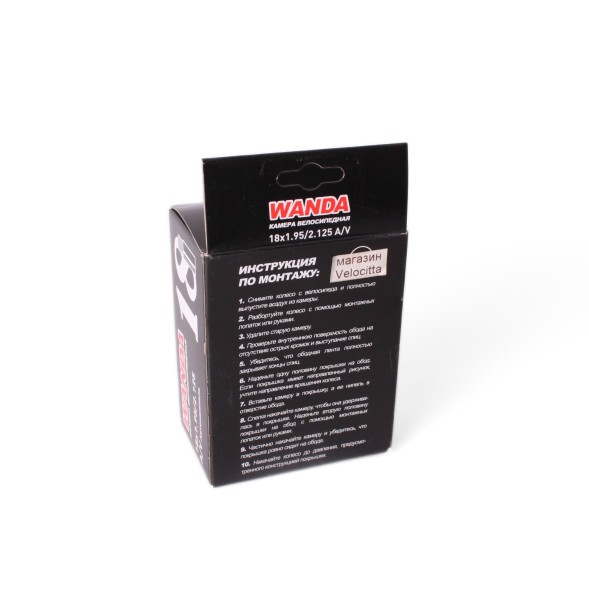 Камера для велосипеда Wanda 18&amp;quot;x1.95-2.125, AV 33 мм