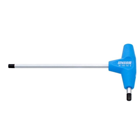 Ключ шестигранный Unior UN-193HX-607168, с Т-образн. рукояткой, 7, Blue