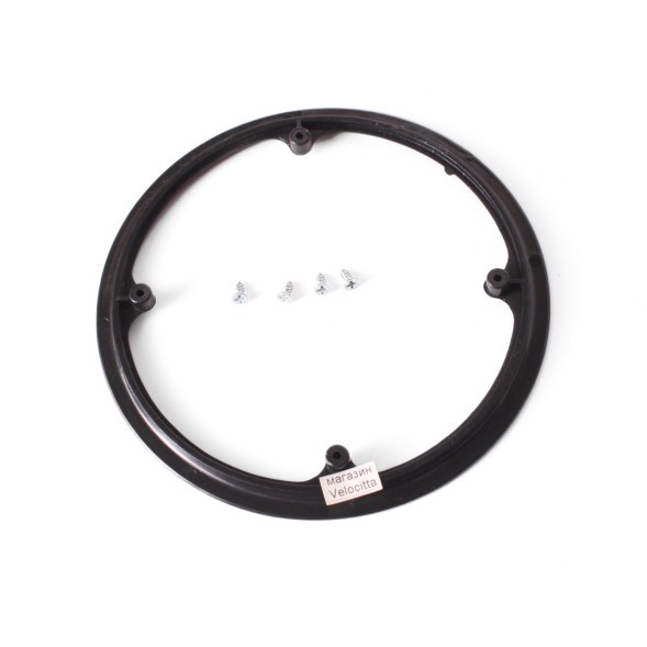 Защита передней звезды P22-42T, на 42 зуба, 4 точки крепления, пластик, черный