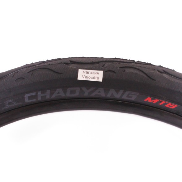 Велопокрышка Chaoyang 26&amp;quot;х2,125 (54-559), MTB, Н-584, пламя (слик)