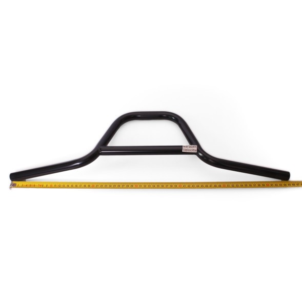 Руль JB-6864, BMX, стальной, посадка 22.2 мм, подъём 180 мм, L-650 мм, черный