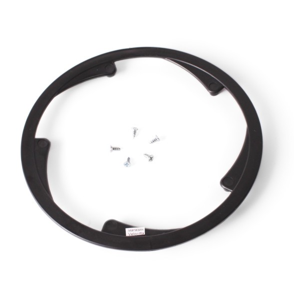 Щиток цепи P68-48T, на 48 зубов, 5 болтов, пластик, черный