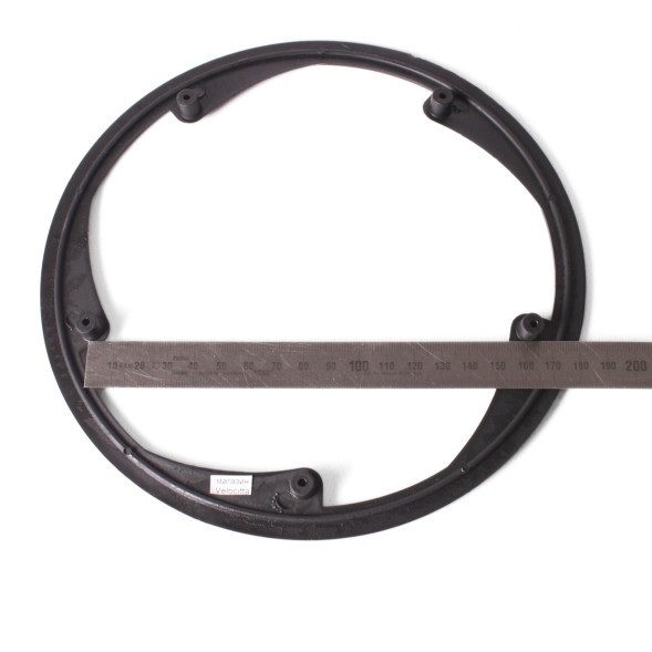 Щиток цепи P68-48T, на 48 зубов, 5 болтов, пластик, черный