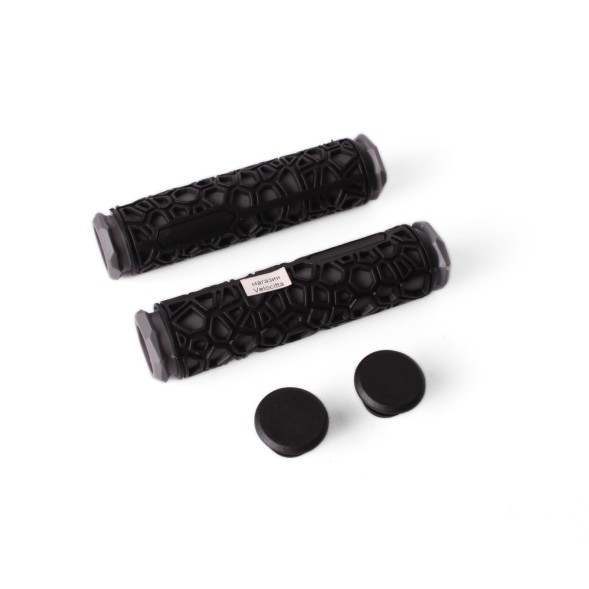 Ручки на руль для велосипеда &amp;quot;Паутинка&amp;quot;, 130 мм, резина, серые