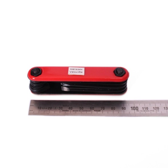 Ключи шестигранные TL-TX-804-0-0, 2/3/4/5/6 мм, отвертка