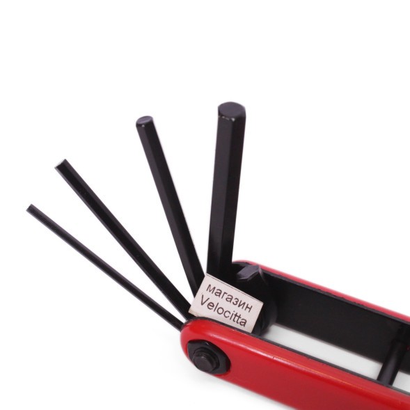 Ключи шестигранные TL-TX-804-0-0, 2/3/4/5/6 мм, отвертка