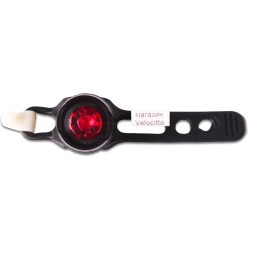 Фонарь велосипедный Jing Yi JY-3006Т, задний, 1 LED, 2 реж, 2хCR2032, комплект батареек, черный