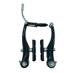 Набор ободных тормозов Promax TX-107L, V-brake, передние, алюминий, 101 мм, с колодками 60 мм, черный