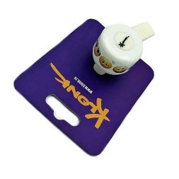 Звонок велосипедный Klonk 10422, &amp;quot;Смайлики&amp;quot;, алюминий/пластик, белый, блистер