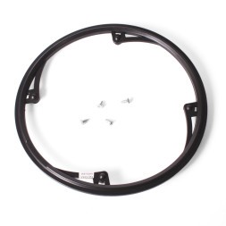 Защита велосипедной системы, на 48 зубов, 4 крепления, пластик, черный