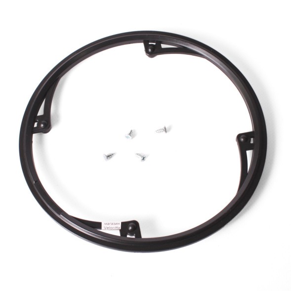 Защита велосипедной системы, на 48 зубов, 4 крепления, пластик, черный