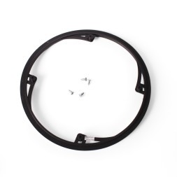 Защита велосипедной системы, на 48 зубов, 4 крепления, пластик, черный