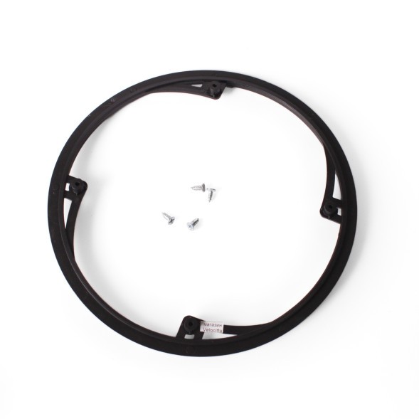 Защита велосипедной системы, на 48 зубов, 4 крепления, пластик, черный