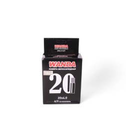 Велосипедная камера Wanda 20"x4.0, AV -33 мм, для ФЭТБАЙКА, широкая, бутиловая резина