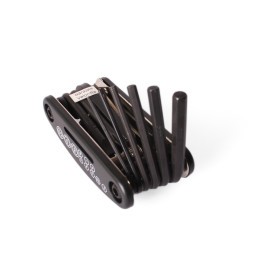 Ключи шестигранные Kenli KL-9801, 2/2.5/3/4/5/6 мм, отвертка, монтажка, головки на 8/9/10 мм