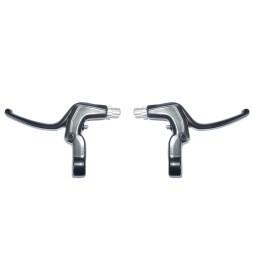 Рукоятки тормоза Winzip WL-338D, алюминиевые, комплект 2 шт. (правая+левая), черный