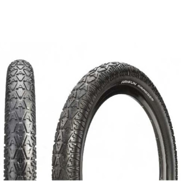Покрышка велосипедная Arisun 20&amp;quot;x 2.00 (52-406), A701, Berm Grabber, BMX All, Wire, 60TPI, Black