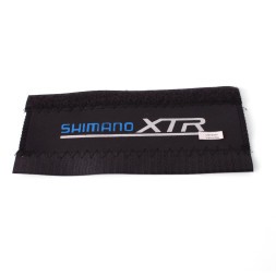 Защита пера велорамы, 220x120 мм, логотип Shimano, неопрен, на липучке, черный