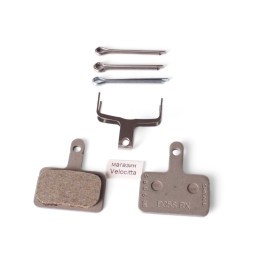 Колодки тормозные Shimano B05S-RX, для дисковых тормозов, полимерные, с пружинкой и шплинтом, блистер